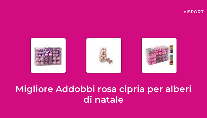 47 Migliore Addobbi Rosa Cipria Per Alberi Di Natale nel 2023 [Basato su 32 Opinione di esperti]