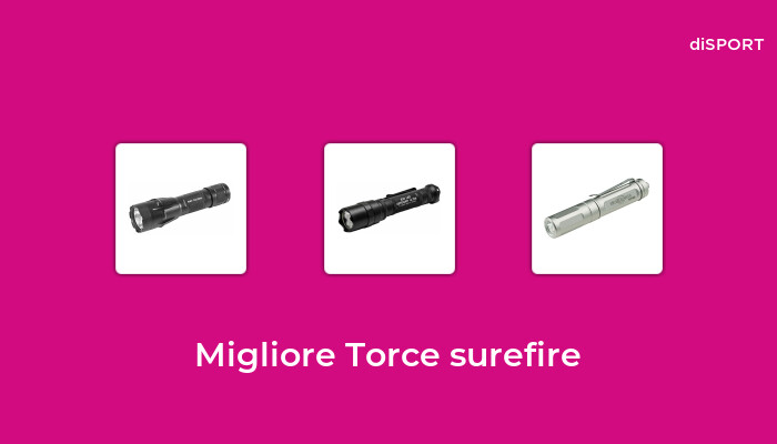 SureFire Original Torcia 6P - Corpo In Alluminio Aerospaziale - 200 Lumen - Batterie Litio - Resistente Agli Spruzzi
